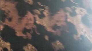 big beautiful woman Black shows off her belt, shakes her booty, and thongs up❤️