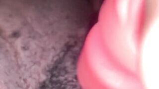 Making love to my constricted moist snatch