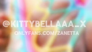 SOUND ON! DREAMY ASMR TWAT PLAY BY HOT GOLDEN-HAIRED BLACK