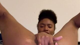 Black Solo Masturbation With Loud Groaning Climax