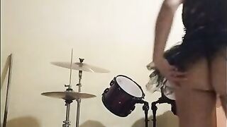 IT'S HALLOWEEN AND MY AGED STEPMOTHER WEARS HOMEMADE UNDERWARE AND SHAKES HER ADORABLE ASS CHEEKS