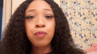 “Banana, Whipped Cream, And Baby Oil (No Diddy)” Warning Ebony Unshaved Twat at Play!