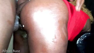 My step-daddy bent me over and banged my Booty - BLACK ANAL