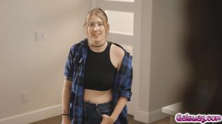 Lulu Chu sneaks off to do much greater amount than giving a kiss with Electra Rayne leading 'em to have an private sex