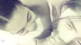 Flawless Teen Latin chick Butts Sharing Large Weenie Michelle Anderson Tru Kait