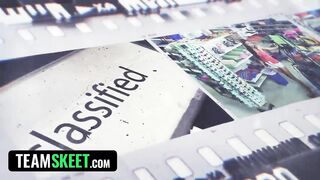 Hazel Thinks This babe Can Make A Quick Getaway After That babe Shoplifts From The Store