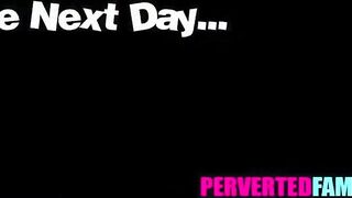 Black stepsister drilled him to keep his throat shut