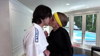 Scrawny Male Defeats A Ebony Thong Kung Fu mother I'd like to fuck & That babe Surrenders Her Butt