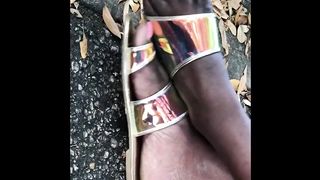 Ran into my old Coworker again ( Footjob Coming Soon)