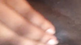 Rubbing my Big Clit makes me Cum Quick