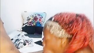 Spit Trickling Down Your Large Ebony Dong During the time that I Look In Your Eyes and Drink Biggest Cumload - Jhodez1