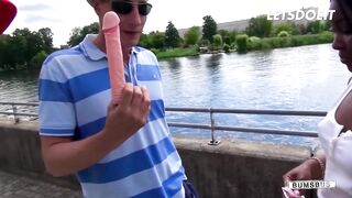 Black Female-dominator Sunny Star Hops In The Bus For Some White Meat - LETSDOEIT