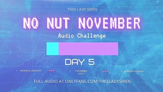 No Nut November Audio Defiance Day 5