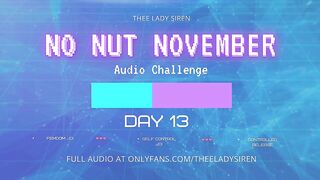 No Nut November Audio Defiance Day 13
