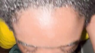 Facefucked her then bang her from the back and nutted on her face (Facial)