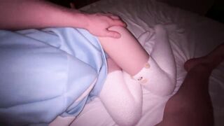 STEP SISTER DIDN'T WAIT STEP BROTHER TO CUM INSIDE HER