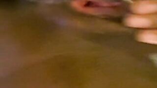 Solo Masturbating Constricted Black Vagina