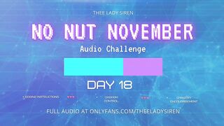 No Nut November Audio Defiance Day eighteen