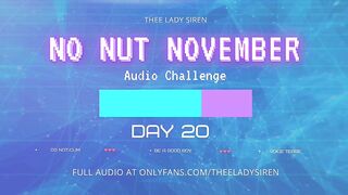 No Nut November Audio Defiance Day twenty