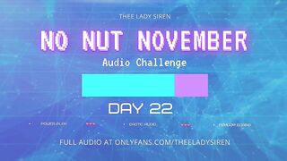 No Nut November Audio Defiance Day 22
