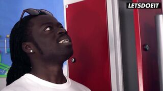 Eveline Dellai Got Concupiscent For Hardcore Anal Sex With Giant Ebony Dong - SEXUALLY EXCITED HOSTEL