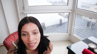 I knocked on my noisy HAWT neighbour's door and we ended up screwing hard