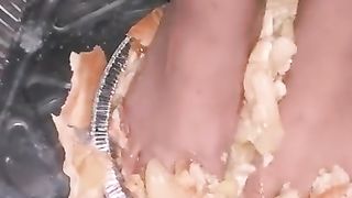 Wife's Apple Pie Food Crush Foot Worship