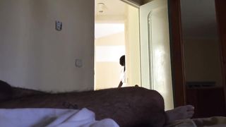 Cuban Maid get Shocked with my Cock