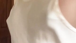 Slow Motion Petite Black Boobs Bouncing Out of Thin Suit!