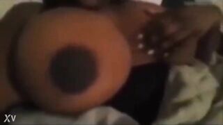 Nice-looking large black bazookas