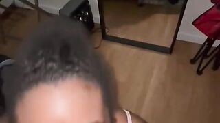 Step dad drilled my face & soaked twat