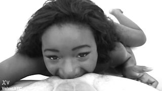 Pop A Rim - Breasty Sweetheart Eats Booty And Gets Her Boobs And Mouth Drilled