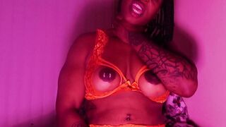 Holiday Floozy Veronika Cummings Oils Up, Talks Filthy, Chokes & Slaps Herself Expecting For U - Pt. I