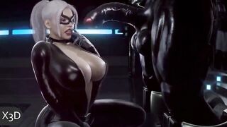 Xxx3Dx - Venom x Ebony Widow