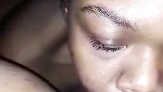 Wang in her booty during the time that this babe eat some cunt