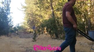 Gardener is tempted by Large Booty Latin chick big beautiful woman