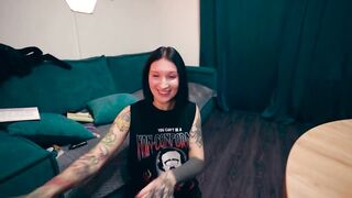 My nerdy step bro got turned on looking at my butt.