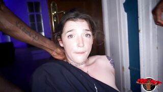 British Doxy gets destroyed by three giant BBC's