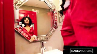 Large Ass Black Jayla Foxx Drilled Hard in advance of Christmas party