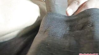 i and my boyfriend alone at home i wear clothing but don't wear Brassiere