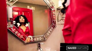 Large Ass Christmas Sex with Brown Large Ass Jayla Foxx