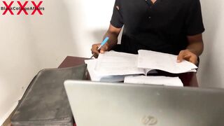 SCIENCE TEACHER USES LARGE KNOB TO EDUCATE LARGE BUTT STUDENT A BANGING LESSION. PLEASE SUBSCRIBE TO RED