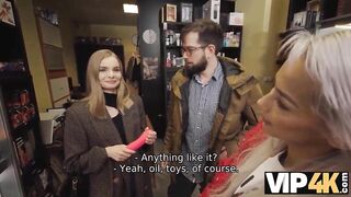VIP4K. Met hawt hotty in a sex shop and drilled her hard in three-some. Hawt sex episodes with Veronica Leal and Charlie Dean