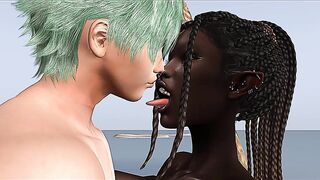 Marvelous Public ORAL-SEX from Black Wife - SL