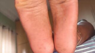Come lick those black soles