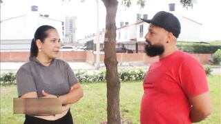 I find my lustful stepsister with other dudes and that babe comes to a conclusion to include me in her group of dudes to pay for my silence and gives me the demonstration with a precious bang - SPANISH PORN