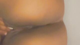 Screw my butt during the time that I rub my twat