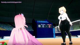 Pink haired bimbo takes big dog male wang in locker room - A flowerbed's fate S2:E10 trailer