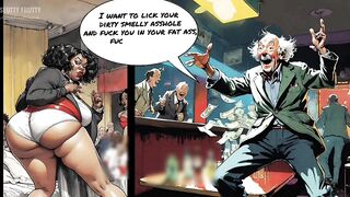 Black Mistresse And Rich Old Cuckold's / Comic Animation / Toon