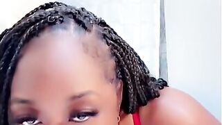 Black Unfathomable Mouths Pink Schlong In The Bath